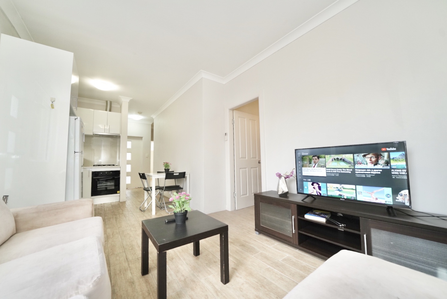 Bedroom view in CosyEasy furnished apartment