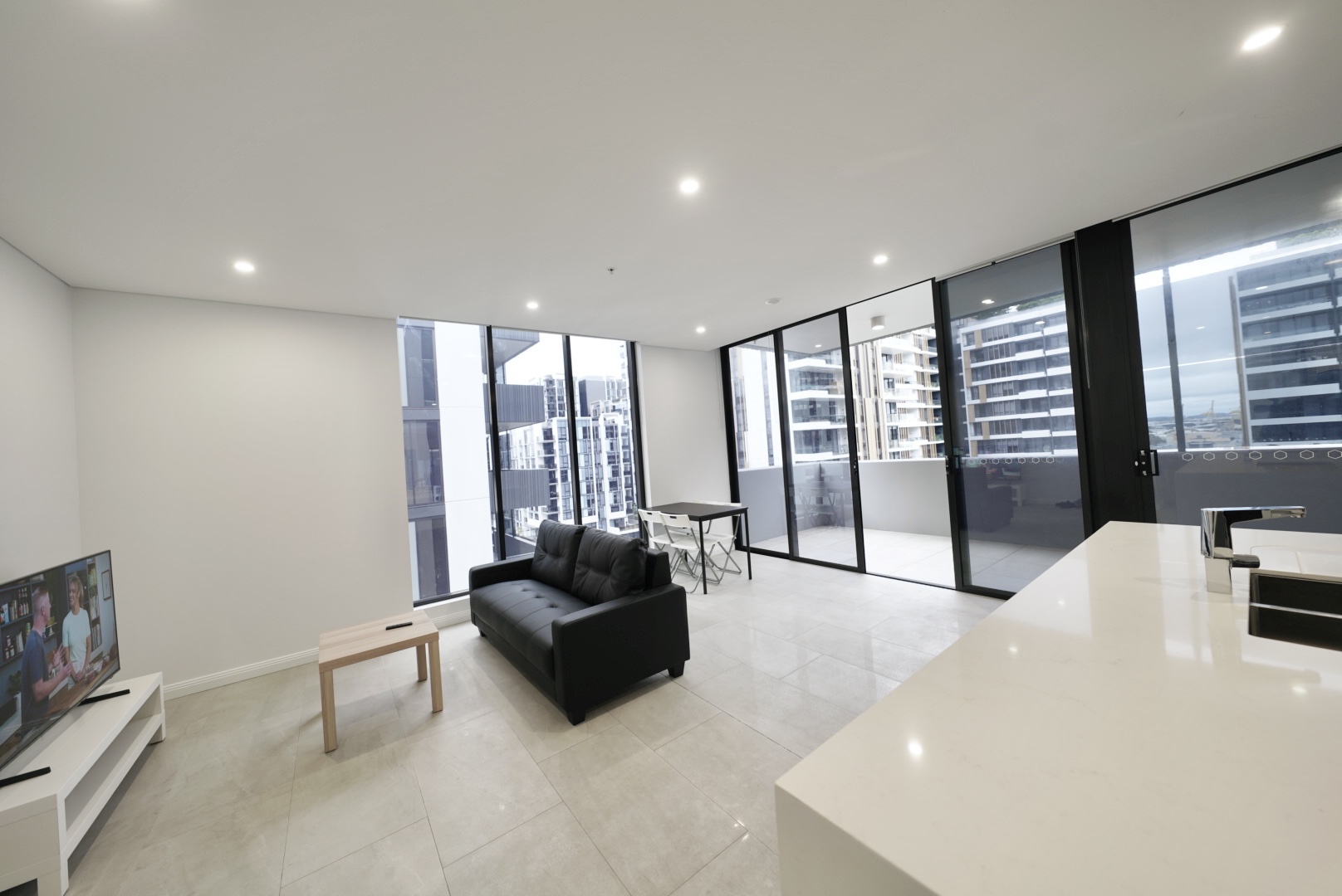 Bedroom view in CosyEasy furnished apartment