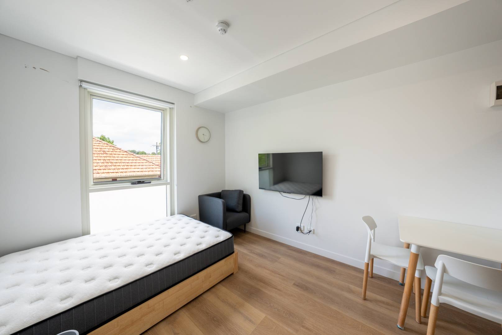 Bedroom view in CosyEasy furnished apartment